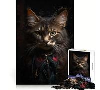 Whiskered Snow Jigsaw Puzzle for Teenagers 1000 Pieces Logical Think Tranquil Escape Seamless Lock Holiday Treat (50x75cm)