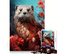 Whiskered Wanderer Jigsaw Puzzles 1000 Pieces for Adults Strategic Think Light Recreation Clean Cut Xmas Present (38x52cm)