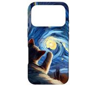 Whiskers and Starry Nights: Cat in Van Gogh's painting Case for iPhone 17 Pro
