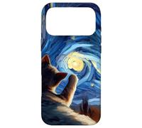 Whiskers and Starry Nights: Cat in Van Gogh's painting Case for iPhone 17 Pro Max
