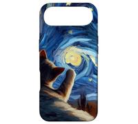 Whiskers and Starry Nights: Cat in Van Gogh's painting Case for iPhone Air