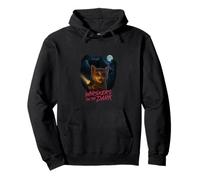 Whiskers in the Dark Spooky Cat Ghost Horror Art Pullover Hoodie