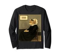 Whiskers' Mother - Vintage Art Parody Remix Long Sleeve T-Shirt
