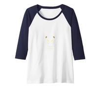 Whiskers & Whispers Mystical Cat Design for Cat Lovers Raglan Baseball Tee, Women, Navy/White, XL