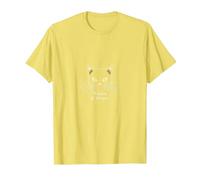 Whiskers & Whispers Mystical Cat Design for Cat Lovers T-Shirt, Men, Lemon, 3XL