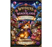 WHISKERS & WONDERLANDS: 100 Magical Cat Mandalas & Cozy Fantasy Adventures