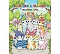 Whiskers & Wonders: Cozy Cat Coloring Book
