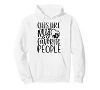 WhiskerWay Cats Are My Favorite People Cat Lover Quote Pullover Hoodie