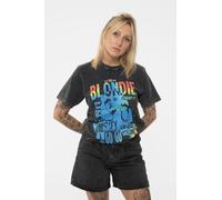 Whiskey A Go Go Washed Finish T Shirt Blondie Black S