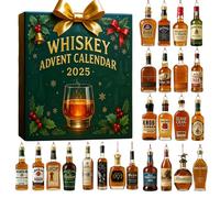 Whiskey Advent Calendar 2025, 2025 Whiskey Advent Calendar, 24 Days of Christmas A dvent C alendar Boxes, A Daily Tasting Journey Through the Diverse Flavors of W hiskey (BB)
