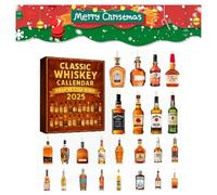 Whiskey Advent Calendar 2025, 24 Days of Christmas Advent Calendar Boxes, a Daily Tasting Journey Through The World of Whiskey,gift for Wine Lovers