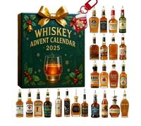 Whiskey Advent Calendar 2025, Beer & Whiskey Lover's Advent Calendars 2025, 24 Days of Christmas Advent Calendar Boxes, A Daily Tasting Journey Through the World of Whiskey