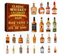 Whiskey Advent Calendar 2025, Beer & Whiskey Lover's Advent Calendars, 24 Days of Christmas Advent Calendar Boxes, A Daily Tasting Journey Through the World of Whiskey,Gift for Wine lovers (Style B)