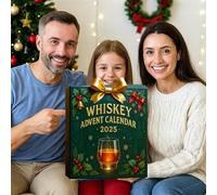 Whiskey Advent Calendar 2025, Beer & Whiskey Lover's Advent Calendars, 24 Days of Christmas Advent Calendar Boxes, A Daily Tasting Journey Through the World of Whiskey (A)