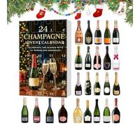 Whiskey Advent Calendar 2025 : Each Day Open a New Surprises with 24 Whiskey Bottle, A Daily Tasting Journey Through the World, Christmas CountdowN For Whiskey Wine Champagne Beer Lovers (Champagne)
