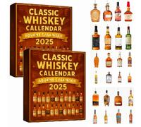 Whiskey Advent Calendar 2025, Whikey Alcohol Advent Calendar 2025, 24 Days without repetition, A Daily Tasting Journey Through theunlocking the world Flavors of Whiskey (B-2set)