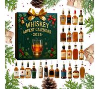 Whiskey Advent Calendar 2025, Whikey Alcohol Advent Calendar 2025, 24 Days without repetition, A Daily Tasting Journey Through theunlocking the world Flavors of Whiskey (A-1set)