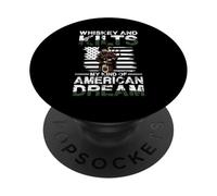 Whiskey And Kilts My Kind Of American PopSockets Adhesive PopGrip