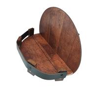 Whiskey Barrel Shelf - Wall Wine Rack, Half-Round Bottle Shelf | Small Wines Display Wall, Stable Wine Rack for Home Bourbon Display Living Room Bourbon Displays Living Room Whiskeys Lovers
