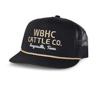 Whiskey Bent HAT CO. Cattleman Rope Hat WBHC Cattle Co. Leagueville Texas Adjustable Snapback Hat