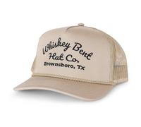 WHISKEY BENT HAT CO. Sale Barn Adjustable Snapback Hat, Tan, One size