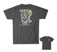 WHISKEY BENT HAT CO. Texico Short Sleeve T-Shirt, Gray, Large