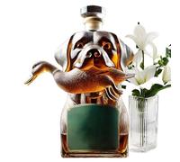 Whiskey Bottle - Dog Alcohol Decanter Liquor Bottle | Airtight Alcohol Holder Container Dog Statue, Home Decor for Brandy Bourbon Vodka Men Tequila, Party Decorations