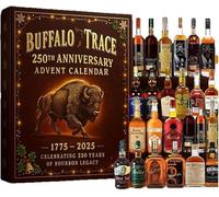 Whiskey Bourbon Advent Calendar,24 Day Men's Christmas Countdown Calendar,Whisky Colgante Decorativo de Botella de Vino 3D,Regalo para los amantes del whisky