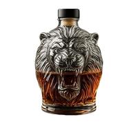 Whiskey Carafe Glass - Wine Decanter, Glass Bottle Animal | Whisky Decanter, Spirits Container Design Gift for Bourbon Brandy Living Room Kitchen Decoration Bar Present Cabinet Table