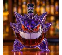 Whiskey Decanter, 300ML, 3D Pets Monsters Whiskey Wine Bottle Sculpture, Novelty Glass Decanter Statue(C)