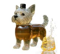 Whiskey Decanter,350ml High-Transparency Drink Container | Glass Whiskey Decanter Bottle,for Brandy Bourbon Family Gathering Restaurant Christmas Weddings Barbecue Husband Dad