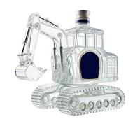 Whiskey Decanter Bottle, 350ml Excavator Shaped Pourer Dispenser, Safe and Practical for Family Bars Weddings and Housewarming Events