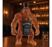 Whiskey Decanter Bottle - 350ML Gorillas Modeling Wine Bottle Sculpture, Interesting Animal Gorilla Monster Whiskey Decanter Statue(B)