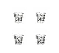 Whiskey Decanter Bottle - Art Statue, 4PCS Thick Durable Bottom Crystal Whiskey Sculptures, Heavy Duty Whiskey Tumblers Statues, Personalized and Creative Cigar Cups Ornaments(C)