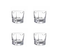 Whiskey Decanter Bottle - Art Statue, 4PCS Thick Durable Bottom Crystal Whiskey Sculptures, Heavy Duty Whiskey Tumblers Statues, Personalized and Creative Cigar Cups Ornaments(B)