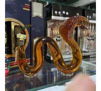 Whiskey Decanter Bottle，Lead-Free Glass Whiskey Decanter, Motorcycle/Dragon/Snake Wine Bottles Statue, Wine Scotch Or Liquor Decanters Whiskys Bottles, Whiskeys Decanters Gifts for Men(Snake)
