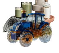 Whiskey Decanter Bottle, Transparent Tractor Vehicle Shape Display, Alcohol Glass Container with Tight Stopper Lid, Decorative Wine, Vodka Brandy Home Office Bar Counter