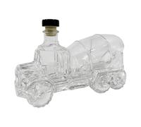 Whiskey Decanter Cement Mixer Truck Design, 300ml Glass Liquor Container, Whiskey Bottle, Novelty Spirits Dispenser, Premium Drink Holder, Alcohol Display Jug, Decorative Mixer Truck
