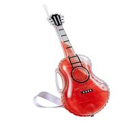 Whiskey Decanter,Funny Guitar Shaped Beer Bottle with Straw and Strap - Transparent Filling Dispenser,for Wine Juice Water Bourbon Home Bar Men Dad Father Fathers Men Birthday Wedding