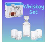Whiskey Decanter Glasses Tumblers Liqueur Bottle Gift Set SPIRIT BOURBON GLASS