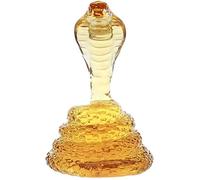 Whiskey Decanter, Handmade Snake-Shaped Wine Bottle, Borosilicate Material, Suitable for Spirits, Table Decoration Gift (1000 ml)