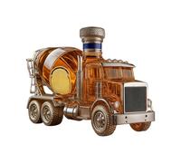 Whiskey Decanter Personalised-Art Statue 3D Vintage Semi Truck Whiskey Bottle Glass, 2025 New Whisky Wine Bottle Decanter, Empty Wine Bottles for Spirits Storage for Dad Men