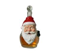 Whiskey Decanter | Santa Claus Christmas Seasonal Decoration - Decorative Holiday Wine Decanter | for Bartenders Enthusiasts Collectors Party Planners Home Bar Family Gathering Restaurants