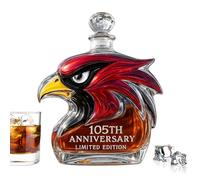Whiskey Decanter - Sea Eagle Glass Liquor Dispenser | Elegant Carafe for Whiskey,Vodka, Champagne & Cocktails - Novelty Bar Accessory Gift for Men, Dad, - Ideal for Parties, Weddings & Home Bar Decor