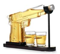 Whiskey Decanter Set, 230ml/ 8oz Tequila with Two Shot Glasses Idea Gifts for Men Dad