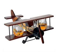 Whiskey Decanter, Truck-Shaped Bottle Design, 1000 Ml Capacity, Solid Wood Handmade, Bar Decoration Gift (D)