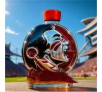 Whiskey Decanter - Whiskey Bottle, 300ml Whiskey Decanter in The Shape of A Shouting Figure, Creative Character Glass Bottle, Thickened Glass Liquor Dispenser(F)