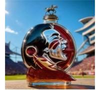 Whiskey Decanter - Whiskey Bottle, 300ml Whiskey Decanter in The Shape of A Shouting Figure, Creative Character Glass Bottle, Thickened Glass Liquor Dispenser(B)