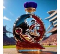 Whiskey Decanter - Whiskey Bottle, 300ml Whiskey Decanter in The Shape of A Shouting Figure, Creative Character Glass Bottle, Thickened Glass Liquor Dispenser(A)