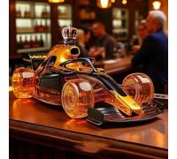 Whiskey Decanter - Whiskey Bottle, 3D F1 Race Car-Shaped Whiskey Decanter Sculpture, Creative and Novel Empty Liquor Bottle with A Car Theme, A Gift for Race Car Drivers